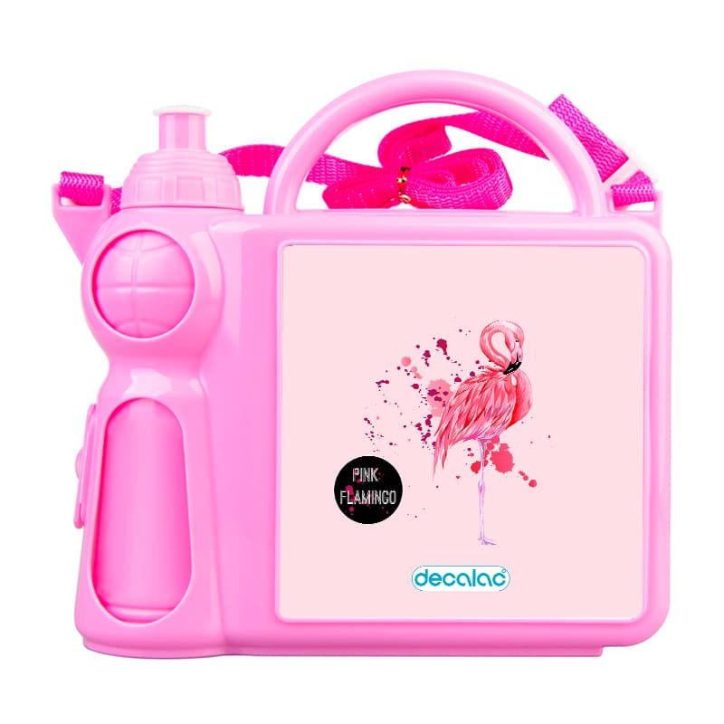 حافظة طعام بتصميم فلامنجو وردي حافظة طعام بتصميم فلامنجو وردي