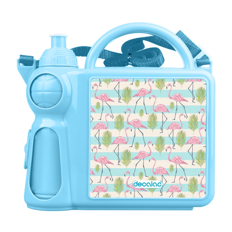 حافظة طعام بتصميم فلامنغو الاستوائية حافظة طعام بتصميم فلامنغو الاستوائية