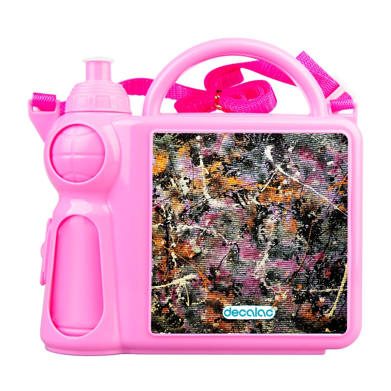 حافظة طعام بتصميم فن تجريدي حافظة طعام بتصميم فن تجريدي