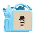 حافظة طعام بتصميم قبعة وشوارب