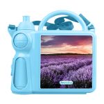 حافظة طعام بتصميم ورود بنفسجيه