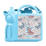 حافظة طعام بتصميم ورود وفراشات