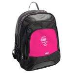 حقيبة ظهر جلدية بتصميم اعطني قبلة