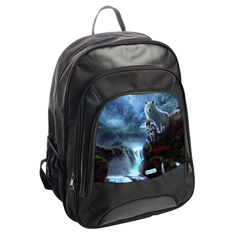 حقيبة ظهر جلدية بتصميم الاميرة مونونوكي مع ذئب حقيبة ظهر جلدية بتصميم الاميرة مونونوكي مع ذئب