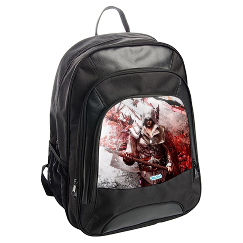 حقيبة ظهر جلدية بتصميم الطائرمع الفأس أساسنز كريد حقيبة ظهر جلدية بتصميم الطائرمع الفأس أساسنز كريد