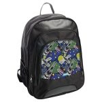 حقيبة ظهر جلدية بتصميم الفضاء الخارجي