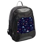 حقيبة ظهر جلدية بتصميم الفضاء والمجرة