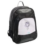 حقيبة ظهر جلدية بتصميم بيت العصفور