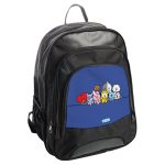 حقيبة ظهر جلدية بتصميم خط السعادة شخصيات BT21