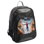 حقيبة ظهر جلدية بتصميم سبايدر مان ايرون مان