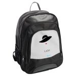 حقيبة ظهر جلدية بتصميم سيدة