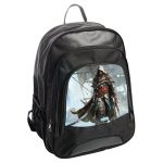 حقيبة ظهر جلدية بتصميم قتال مع القراصنه أساسنز كريد