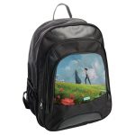 حقيبة ظهر جلدية بتصميم قلعه هاول المتحركة