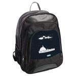 حقيبة ظهر جلدية بتصميم قمر والنجوم