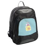 حقيبة ظهر جلدية بتصميم كرتون كاميرا