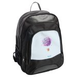 حقيبة ظهر جلدية بتصميم منطاد بالورد