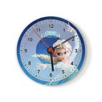 ساعة حائط دائرية بتصميم إلسا ملكة آريندل فروزن