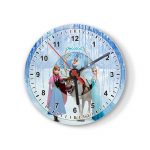 ساعة حائط دائرية بتصميم ابطال فروزن