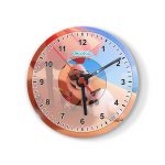 ساعة حائط دائرية بتصميم اجازه أولاف