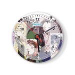 ساعة حائط دائرية بتصميم اصدقاء قاتل شيطان