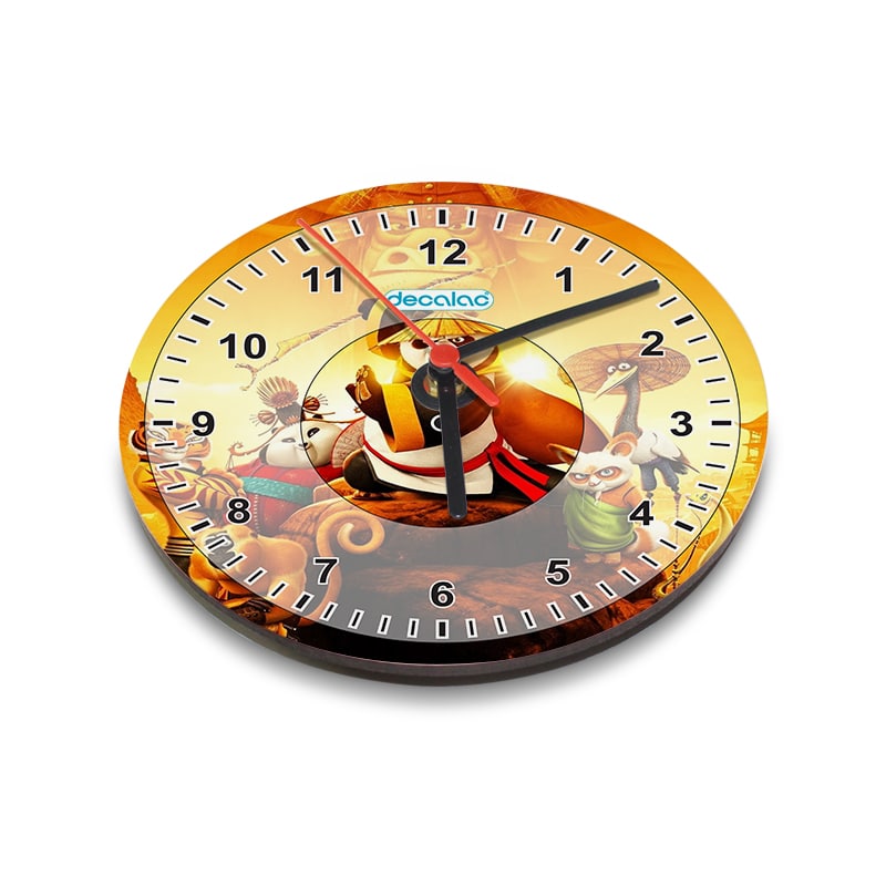 ساعة-حائط-دائرية-بتصميم-اصدقاء-كونغ-فو-باندا-1