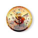 ساعة حائط دائرية بتصميم اصدقاء كونغ فو باندا