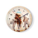 ساعة حائط دائرية بتصميم اطلاق النار باتلفيلد ساعة حائط دائرية بتصميم اطلاق النار باتلفيلد