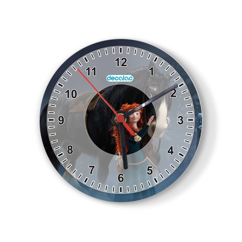 ساعة حائط دائرية بتصميم الأميرة مريدا ساعة حائط دائرية بتصميم الأميرة مريدا