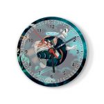 ساعة حائط دائرية بتصميم الشقيقان ضد قاتل الشياطين
