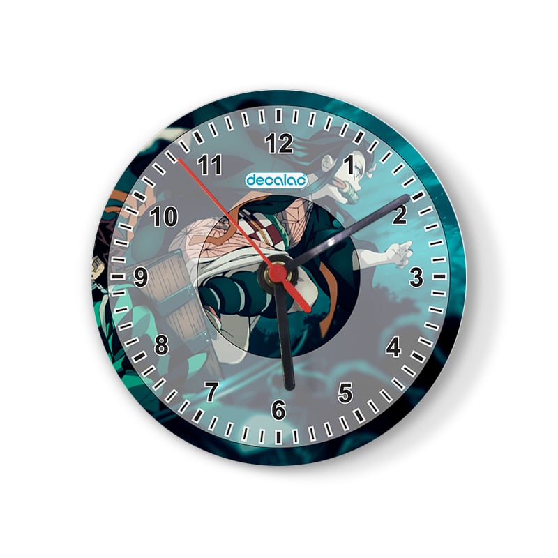 ساعة حائط دائرية بتصميم الشقيقان ضد قاتل الشياطين ساعة حائط دائرية بتصميم الشقيقان ضد قاتل الشياطين