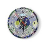 ساعة حائط دائرية بتصميم الفضاء الخارجي ساعة حائط دائرية بتصميم الفضاء الخارجي