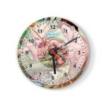 ساعة حائط دائرية بتصميم اوكي تايجو دكتور ستون