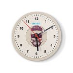 ساعة حائط دائرية بتصميم جمجمه انيقه ساعة حائط دائرية بتصميم جمجمه انيقه