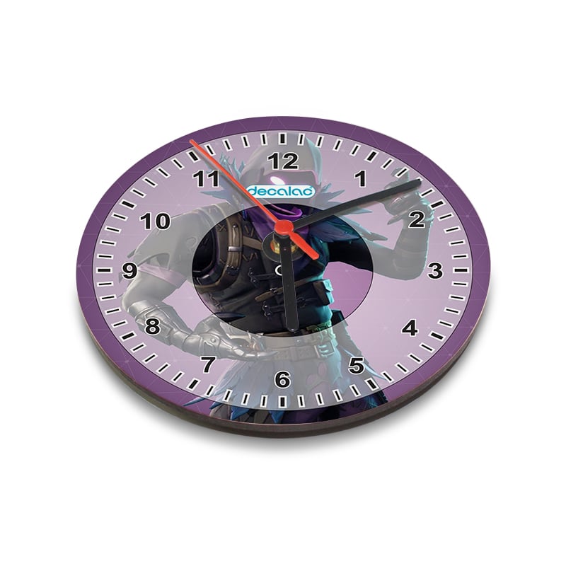 ساعة-حائط-دائرية-بتصميم-رافين-فورتنايت-1