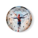 ساعة حائط دائرية بتصميم سبايدر مان ايرون مان