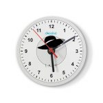 ساعة حائط دائرية بتصميم سيدة ساعة حائط دائرية بتصميم سيدة