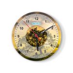 ساعة حائط دائرية بتصميم شجره الغروب ساعة حائط دائرية بتصميم شجره الغروب