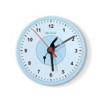 ساعة حائط دائرية بتصميم طائر أسود ساعة حائط دائرية بتصميم طائر أسود