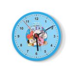 ساعة حائط دائرية بتصميم عناق أر جي شخصيات BT21