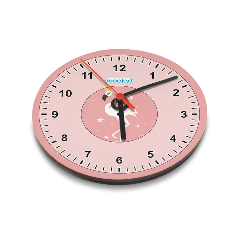 ساعة-حائط-دائرية-بتصميم-فلامنجو-بتاج-1