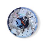 ساعة حائط دائرية بتصميم فورت نايت تسلق جبل جليدي