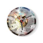 ساعة حائط دائرية بتصميم قتال ميدوريا ضد باكوغو ساعة حائط دائرية بتصميم قتال ميدوريا ضد باكوغو