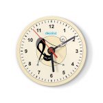 ساعة حائط دائرية بتصميم قطه كرتونيه ساعة حائط دائرية بتصميم قطه كرتونيه