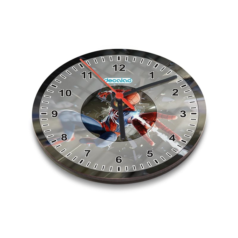 ساعة-حائط-دائرية-بتصميم-قوة-سبيدر-مان-1