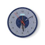 ساعة حائط دائرية بتصميم كمان مزخرف ساعة حائط دائرية بتصميم كمان مزخرف