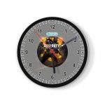 ساعة حائط دائرية بتصميم كول أوف ديوتي بلاك أوبس ساعة حائط دائرية بتصميم كول أوف ديوتي بلاك أوبس