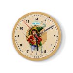 ساعة حائط دائرية بتصميم لوفي و زورو ون بيس ساعة حائط دائرية بتصميم لوفي و زورو ون بيس