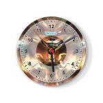 ساعة حائط دائرية بتصميم ناروتو وكوراما الكيوبي