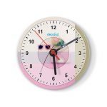 ساعة حائط دائرية بتصميم ورد مميز ساعة حائط دائرية بتصميم ورد مميز