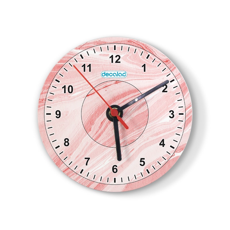 ساعة حائط دائرية بتصميم وردي ساعة حائط دائرية بتصميم وردي